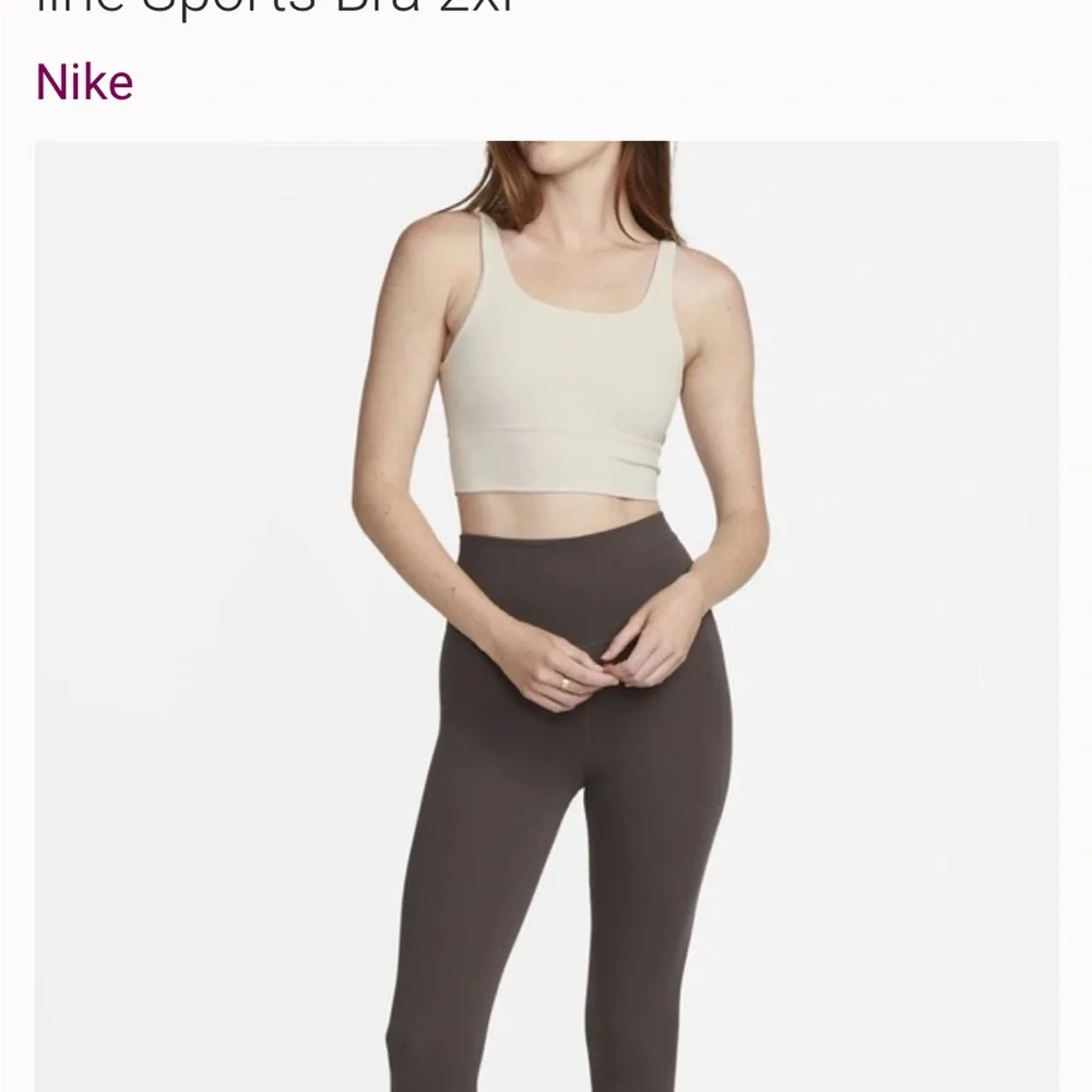 Nike Alate Solo Dri-FIT Longline Sports Bra Size Large - Picture 7 of 8